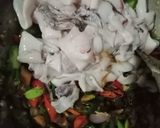 Foto langkah ke 3 dari resep Cumi pete cabe ijo.
