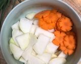 A picture of step 1 of Fried Spring Rolls with Pickled Vegetables.