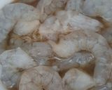 Hình bước làm 1 của món Tôm rang trứng vịt