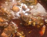A picture of step 7 of Nagpur style Sauji chicken curry.