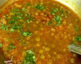 A picture of step 3 of Matar Ka jhol.