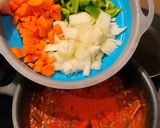 A picture of step 3 of Kickin' Chorizo Chillie.