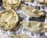 Foto del paso 3 de la receta: Canastitas de verdeo, queso y huevo