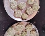 A picture of step 2 of Hara Bhara kabab.