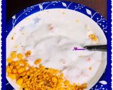 A picture of step 1 of Boondi raita.