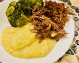 A picture of step 4 of Leg of lamb with lean parsnip puree.
