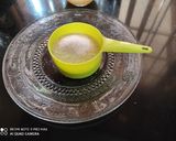 A picture of step 3 of Bournvita pudding.