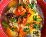 Foto langkah ke 4 dari resep 3. Sayur sop ayam #BikinRamadanBerkesan.