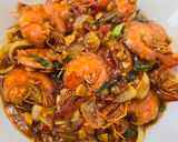 Foto langkah ke 8 dari resep Udang Saus Mentega.