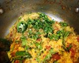 A picture of step 2 of Masla Mong Dal.