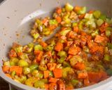 A picture of step 4 of Hearty Cabbage Red Lentil Soup.