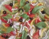 Spinach Hummus Thin Crust Pizza with Hummus Salad recipe step 23 photo