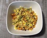 Foto del paso 3 de la receta: Espirales con huevos y jamón