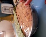 A picture of step 6 of skye's chocolate chip bread (makes 2 loaves).