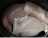 A picture of step 1 of CrockPot BBQ Chicken.