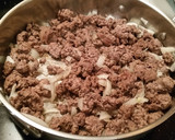 A picture of step 1 of Poor Man's Stroganoff (Stroganov).