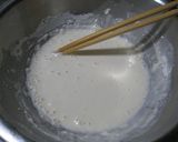 A picture of step 4 of Egg-Free Tempura Batter with Vinegar Recipe 1: Sweet Potato and Maitake Mushrooms.