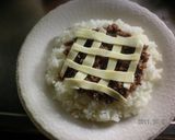 A picture of step 3 of Fashionable Lunch Taco Rice.