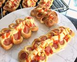 Foto langkah ke 17 dari resep Sausage-Ppang 소세지빵.