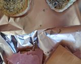 A picture of step 3 of Tailgate Ham & Cheese Sandwiches.