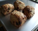 A picture of step 13 of Banana Chocolate Scones.