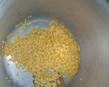 A picture of step 1 of Moong Dal Pitha.