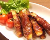 A picture of step 5 of King Oyster Mushroom Gochujang Teriyaki.