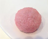 A picture of step 10 of Easy Sakura Mochi (Domyoji) Using A Microwave Steaming Container.