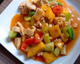 รูปขั้นตอนการทำที่ 5 ของ ผัดเปรี้ยวหวานไก่ 🍍🍅