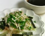 A picture of step 5 of Crispy Shirasu and Daikon Salad.