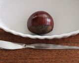 A picture of step 1 of Peel the Outer Shells of Chestnuts with a Paring & Butter Knife.