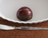 A picture of step 1 of Peel the Outer Shells of Chestnuts with a Paring & Butter Knife.