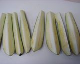A picture of step 1 of Eggplant and Pork Rolls.