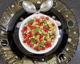 A picture of step 7 of Sabudana.