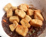 Foto langkah ke 4 dari resep Tahu Kecap Kacang.