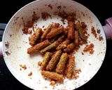 A picture of step 7 of Drumsticks Fry.