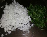 A picture of step 2 of Salsa verde.
