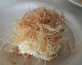 A picture of step 7 of Knefe / knafe with rice pudding filling.