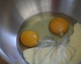 A picture of step 2 of Maple Syrup Muffins with Pancake Mix.