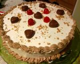 A picture of step 5 of cherry cola chocolate cake.