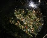A picture of step 17 of Chole Palak.