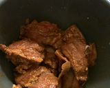 A picture of step 2 of Goat meat Jollof rice.