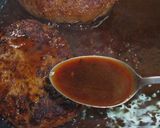 A picture of step 11 of Direct From a Former Steak Chef: The Golden Ratio for Hamburger Steak.