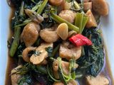 Cah kangkung Ala2 Ayam nelongso