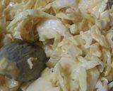A picture of step 1 of Honey Mustard Cabbage.