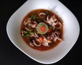 Foto langkah ke 6 dari resep Cumi Buncis Pedas Manis.