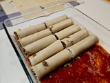 Canelones de carne
