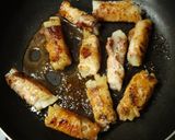 A picture of step 5 of Pork-Wrapped Daikon Radish with Yakiniku Sauce.