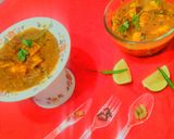 A picture of step 7 of Dhaba Style Paneer Masala.