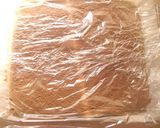 A picture of step 7 of Snowy White Bûche de Noël (Yule Log).